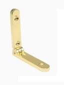 Ahşap Takı Mücevher Puro Kutu Menteşesi Pirinç Altın 6 / 180 Derece - 1