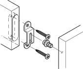 Gizli Dolap Panel Bağlantı Elemanı - 4