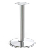 Ortadan Tablalı Paslanmaz Masa Ayağı Yuvarlak 76-480 Mm - 1
