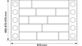 Ahşap Baharatlık ve Kaşıklık Ünitesi 90 cm. Modül - 2
