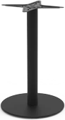 Ortadan Tablalı Masa Ayağı Yuvarlak Mat Siyah 76-480 Mm - 1