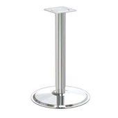 Ortadan Tablalı Paslanmaz Masa Ayağı Yuvarlak 76-480 Mm - 2