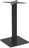 Ortadan Tablalı Kare Tip Masa Ayağı Mat Siyah Ağırlık Tabanlı 70-450 Mm - 1