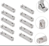 Ahşap Takı Mücevher Puro Kutu Menteşesi Nikel 6 / 90 Derece - 3