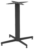 Ortadan Tablalı Modern Mat Siyah Cube Masa Ayağı 70-460 mm. - 1