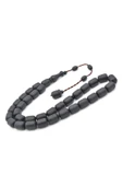 Sistemli Kapsül Kesim İri Boy Siyah Fiber Tesbih - 3