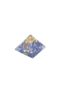 Hakiki Doğal Lapis Lazuli Taşlı Orgonit Piramit - 1
