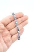 Hakiki Doğal Mavi Kyanit Taşı Bileklik 6 Mm - 5