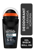 L'Oreal Paris Men Expert Carbon Protect 5'i 1 Arada Erkek Roll-On Deodorant 50 ml - 1