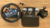 Logitech G29 Direksiyon Seti + Vites PS3 PS4 PS5 PC Uyumlu TEŞHİR ÜRÜN - 1