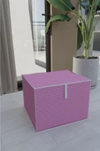 Çok Amaçlı Düzenleyici Kutu Organizer Cırt Cırtlı Hurç Maxi Boy 30cm X 40cm X 50cm (5 Adet) 7644 - 2