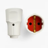 Topraklı Dişi Fiş 16A 250V Güvenli Elektrik Bağlantı Prizi - 2