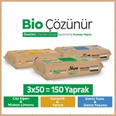 Sleepy Bio Çözünür Yüzey Temizlik Havlusu Karma Paket 3x50 (150 Yaprak) - 1