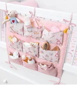 Baby 9 Cepli Bağlamalı Beşik Kenarı Düzenleyici (pembe) - 2