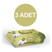 Sleepy Islak Havlu Zeytinyağlı 3 x 90' lı - 1