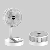 Taşınabilir Katlanılabilir Portatif Masa Üstü Şarjlı Mini Fan Vantilatör - 3