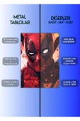 Metal Baskı Marvel Parlak Duvar Tablosu - Spiderman Örümcek Adam - 3