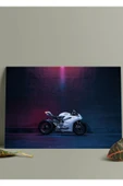 Metal Baskı Parlak Duvar Tablosu - Ducati Motor thumbnail 2