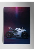 Metal Baskı Parlak Duvar Tablosu - Ducati Motor thumbnail 1