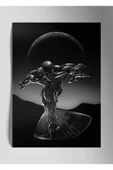 Metal Baskı Parlak Sanat Duvar Tablosu - Silver Surfer thumbnail 1