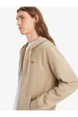 Levis Renksiz Erkek Kapüşon Normal Düz  Önden fermuarlı Sweatshirt A7770-0002 - 3