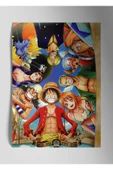 Metal Baskı Parlak Anime Duvar Tablosu - One Piece - 1