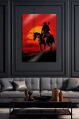 Metal Baskı Parlak Duvar Tablosu - RDR2 - Red Dead Redemption 2 - 2