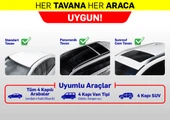 Matte Yeni Nesil Port Bagaj Araç Üstü Tavan Çantası - 2