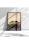 Yellow BMW - Metal Tablo - 3