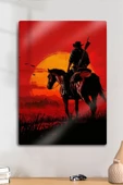 Metal Baskı Parlak Duvar Tablosu - RDR2 - Red Dead Redemption 2 - 1