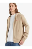 Levis Renksiz Erkek Kapüşon Normal Düz  Önden fermuarlı Sweatshirt A7770-0002 - 4