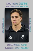 Metal Baskı, Kenan Yıldız, Juventus - Parlak Dekoratif Sporcu Duvar Tablosu - 2