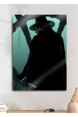 V for Vendetta - Metal Baskı Dekoratif Tablo - 1
