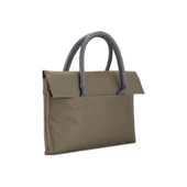 BYN-EL007 Wtxpro Su Geçirmez Kumaş 13-14 Inch Bayan Laptop El Çantası- Tote Bag - Yeşil - 4
