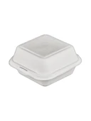 Şeker Kamışından Ekolojik Hamburger Kabı - 50 Adet - 1