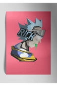 Metal Baskı Parlak Duvar Tablosu - Rick Sanchez thumbnail 1