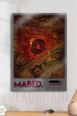 Metal 3D Baskı - Mabed Stadyum Kordinatlı, Sarı Kırmızı Taraftar Tablosu - 1