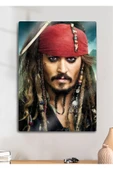 Karayip Korsanları, Jack Sparrow - Parlak Metal Baskı Tablo thumbnail 1