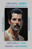 Metal Baskı - İmzalı Freddie Mercury, Queen, Bohemian Rhapsody, Dekoratif Tablo thumbnail 2
