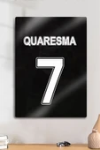 Ricardo Quaresma 7 Numara - Metal Parlak Dekoratif Sporcu Duvar Tablosu thumbnail 1
