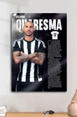 Metal Baskı, Ricardo Quaresma B.JK Bessiktas - Parlak Dekoratif Sporcu Duvar Tablosu - 1