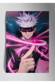 Satoru Gojo Jujutsu Kaisen - Metal Poster Tablo - 1