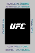Metal Baskı, UFC Yazılı MMA Tablo, Dekoratif thumbnail 2