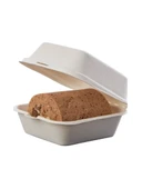 Şeker Kamışından Ekolojik Hamburger Kabı - 50 Adet - 3