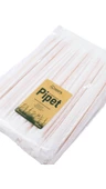 Buğday Sapından Ekolojik Pipet 20cm - 100 Adet - Tekli Paketli - 1