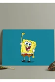 Metal Baskı Parlak Duvar Tablosu - SüngerBob - SpongeBob - 2
