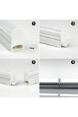 Cata Ct-2466 T5 Bant Armatürü Eklenebilir Anahtarlı 5W Ledli Beyaz Kasa Beyaz Işık 6400K 31cm - 3