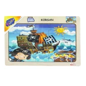 53/54/55/56 AHŞAP EĞİT.PUZZLE KORSAN - 1
