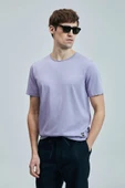 Lufian Junya Erkek Basic Tişört Lila thumbnail 3