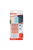 Edding 4085 Tebeşir Chalk Kalem Seti Pastel Tonlar 4'lü - 1